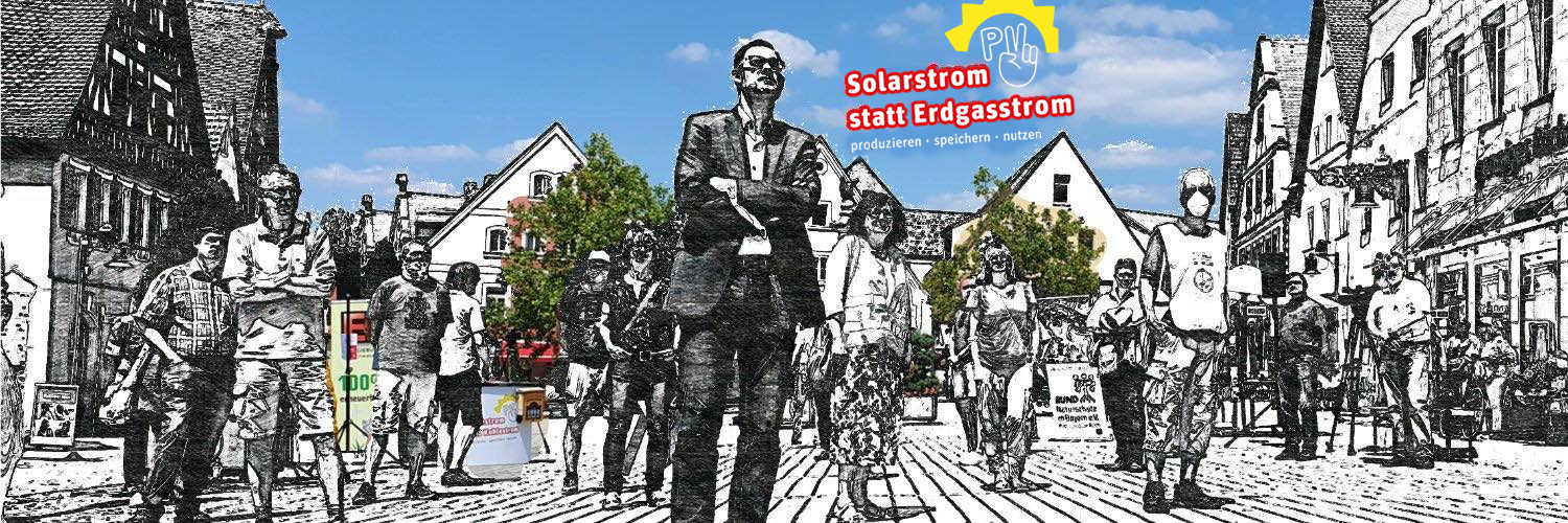 Kampagnenlogo Solarstrom statt Erdgas-Strom